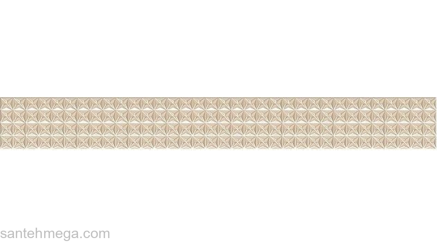 Azori 585741002 Бордюр Pandora 75х630 latte geometry