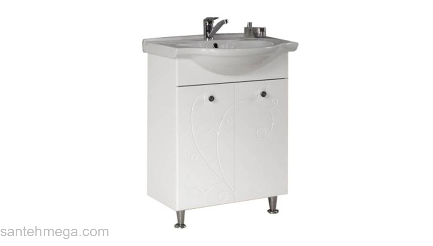 Тумба под раковину АКВАТОН Лиана 60 1A1631K0LL010. Фото