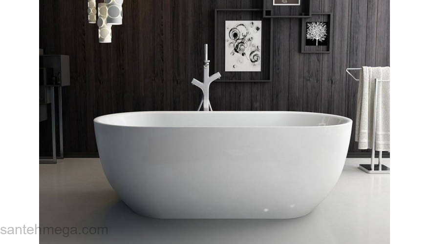 Ванна акриловая отдельностоящая BELBAGNO BB70-1500-800. Фото