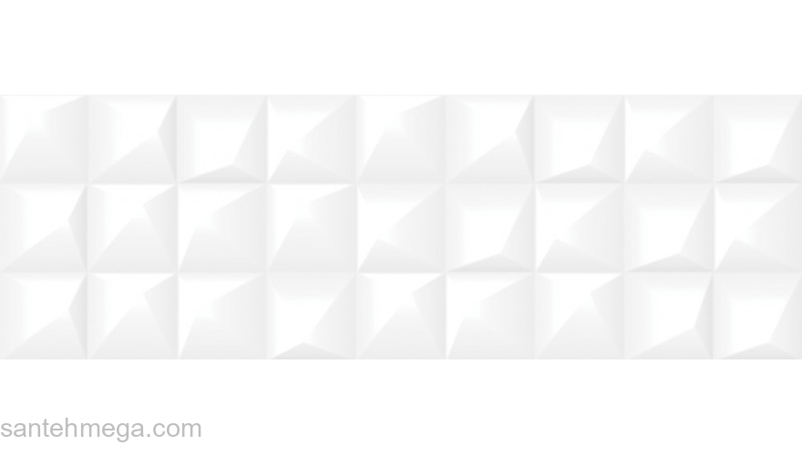 CERSANIT GRS052 Плитка облицовочная Gradient 198х598 белый рельеф. Фото