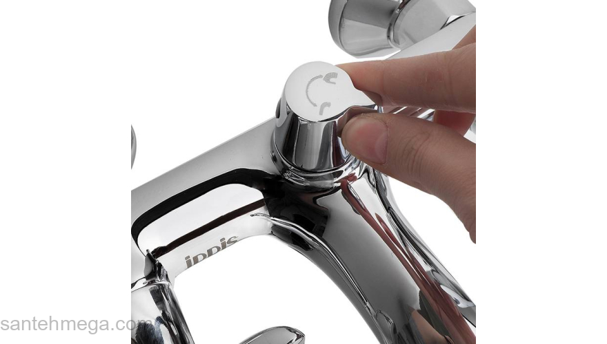 Смеситель для ванны с керамическим дивертором Copter IDDIS COPSB02i02. Фото