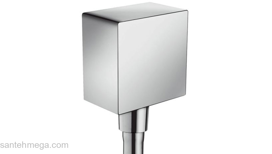 Шланговое подключение Hansgrohe Fixfit Square 26455000 Хром. Фото