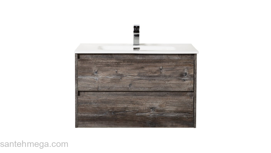 Тумба под раковину подвесная BELBAGNO KRAFT-900-2C-SO-PP Pino Pasadena. Фото