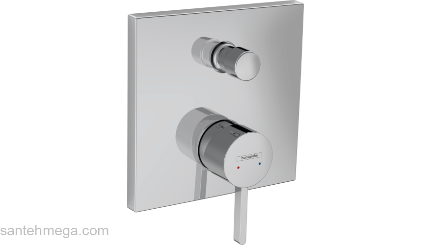 Finoris Смеситель для ванны, однорычажный, скрытого монтажа 76415000, хром. Фото