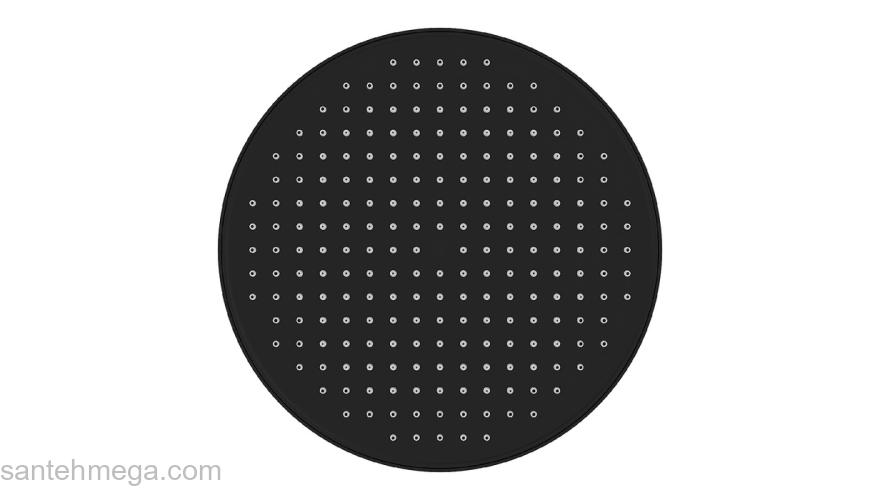 Душевая насадка верхняя круглая черная матовая Esper IDDIS ESP25BRi64. Фото