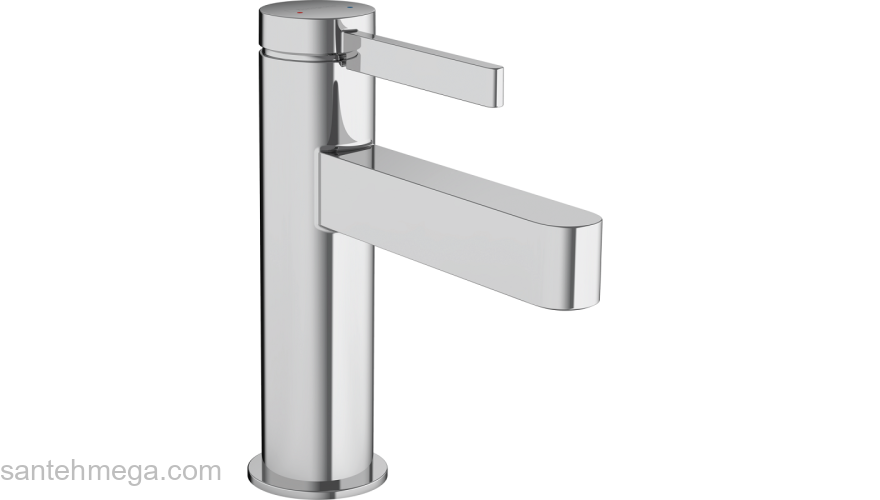 76010000 HANSGROHE  Finoris смеситель для раковины 100, push open. Фото