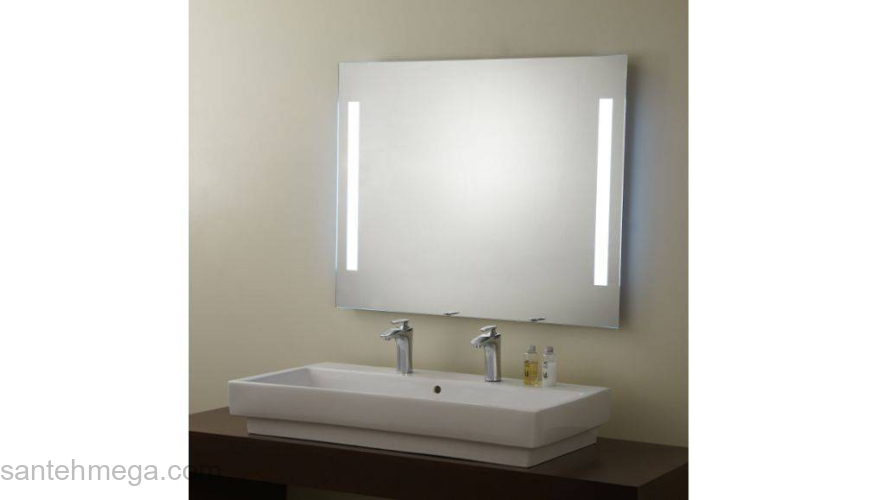 Зеркало с подсветкой GAIR Line 1000х800 Anti Steam. Фото