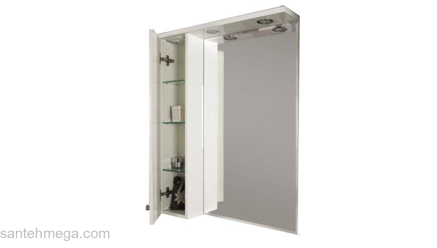 Зеркало-шкаф АКВАТОН Лиана 60 1A162702LL01L. Фото