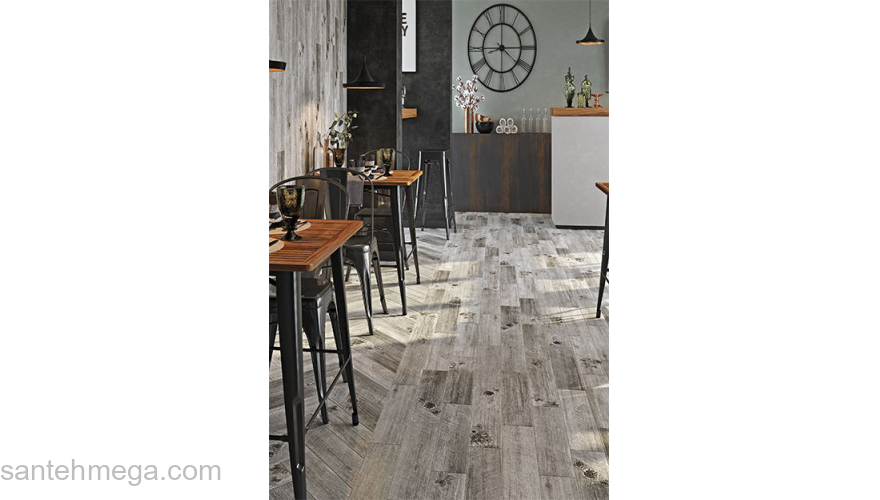 Euro Ceramics 15 BL 0016 Керамический гранит Болонья 150х600 серо-зеленый. Фото