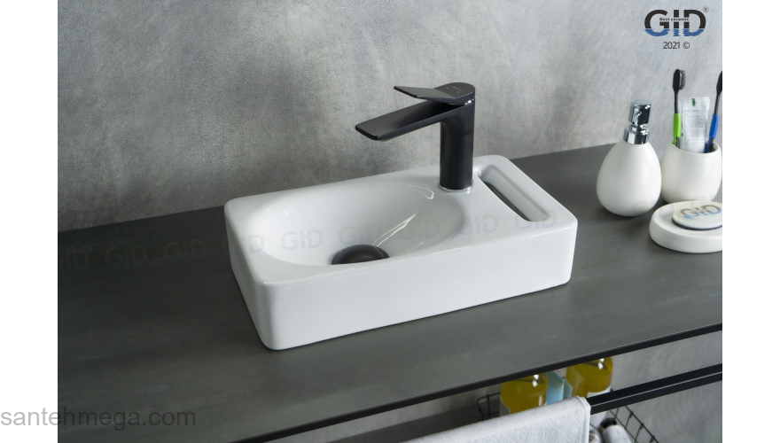 Раковина подвесная GID N9262 40х22 61124 Белый. Фото