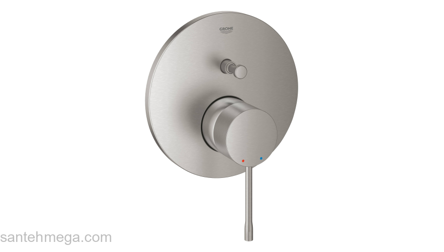 Смеситель для ванны GROHE 24058DC1 Essence, суперсталь. Фото
