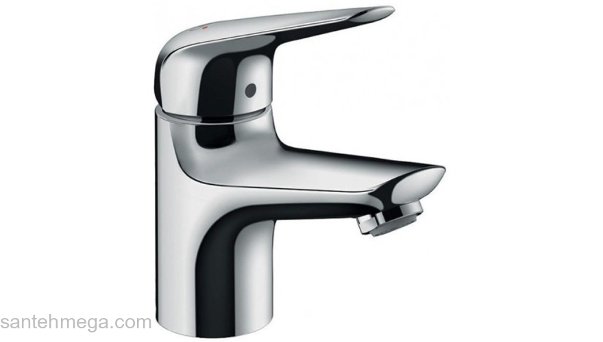 Смеситель для раковины Hansgrohe Novus 70 без донного клапана 71021000. Фото