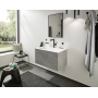 Диспенсер для жидкого мыла AddStoris Hansgrohe 41745670, матовый черный для ванной комнаты. Фото