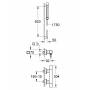 Смеситель термостатический для душа GROHE Grohtherm Cube 34492000. Фото