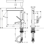 Смеситель для раковины Hansgrohe Finoris 76063700, матовый белый. Фото