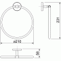 Полотенцедержатель GROHE BauCosmopolitan 40460000 для ванной комнаты. Фото