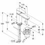 Смеситель для умывальника KLUDI Objekta 322330575. Фото