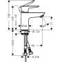 Смеситель для раковины Hansgrohe Talis E 80 71702000. Фото