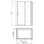 Душевой уголок GEMY Sunny Bay S28191B-A85. Фото