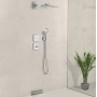 Модуль Hansgrohe ShowerSelect с 3 запорными клапанами, стеклянный 15736600. Фото