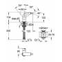 Смеситель для биде GROHE Ondus 32695000. Фото