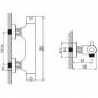 Смеситель термостатический для душа SmartSant Термофло SM094004AA_R. Фото