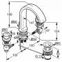 Смеситель для умывальника KLUDI Joop 551430505. Фото