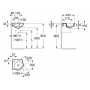 Раковина подвесная угловая ROCA Meridian-N 35x35 32724C000. Фото