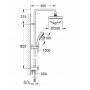 GROHE 27394000 New Tempesta CosmopolitanДушевая система с переключателем. Фото