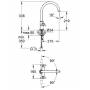 Смеситель для мойки GROHE Atrio 31000000. Фото