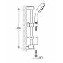 Душевой гарнитур GROHE Tempesta New 28593001. Фото