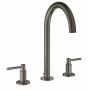 GROHE 20009AL3 Atrio New Смеситель двухвентильный для раковины на 3 отверстия, монтаж на бортик, размер M, Графит. Фото