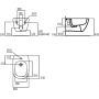 Биде подвесное IDEAL STANDARD Tesi T457001. Фото