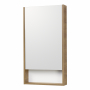 Зеркальный шкаф AQUATON Сканди 45 Белый Глянцевый/Дуб Рустикальный 1A252002SDZ90