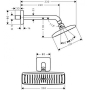 Верхний душ Hansgrohe Raindance E 240 AIR 1jet 27370000. Фото