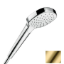 Ручной душ Croma Select E 1jet Hansgrohe 26814990, полированное золото. Фото