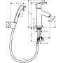 Набор для биде Hansgrohe Talis S 72290000. Фото