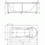 Ванна АКВАТЕК Леда 170х80 без гидромассажа. Фото