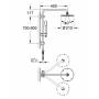 Душевая система GROHE Rainshower 27030000. Фото