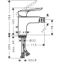 Смеситель для биде Hansgrohe Logis E 71232000. Фото