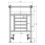 Полотенцесушитель напольный CEZARES CORATO-01. Фото