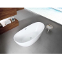Ванна акриловая Azario GLASGOW 1660х780х665, свободностоящая, в комплекте с сифоном и металлической рамой, цвет белый GLA16778. Фото