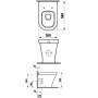 Унитаз напольный под скрытый бачок LAUFEN LB3 8.2168.4.000.000.1. Фото