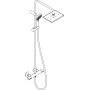 Душевая система Showerpipe 230 1jet с термостатом, Green Hansgrohe Vernis Shape 26319000, хром. Фото