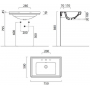 Раковина 75 см GSI CLASSIC 8787111. Фото