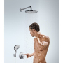 Верхний душ Hansgrohe Raindance Select 2jet белый/хром 26466400. Фото
