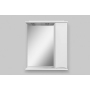 Зеркальный шкаф с подсветкой 65 см, правый, белый глянец AM.PM Like M80MPR0651WG. Фото