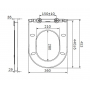 Сиденье для унитаза с микролифтом, быстросъемное AM.PM Spirit 2.0 C707858WH. Фото