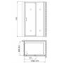 Душевой уголок GEMY Sunny Bay S28191C-A90. Фото