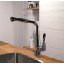 Смеситель для кухни с выдвижным душем Hansgrohe Metris 14821000. Фото